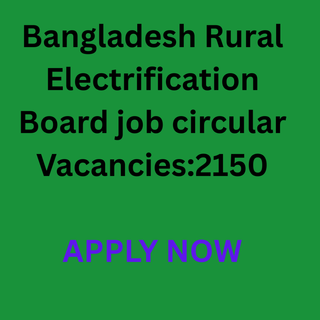 Bangladesh Rural Electrification Board job circular